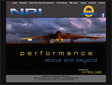 Tablet Screenshot of npi-lube.com